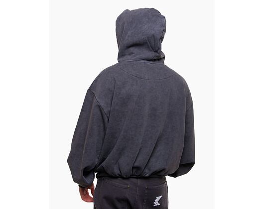 Mikina Karl Kani Small Signature Os Heavy Sweat Hoodie anthracite