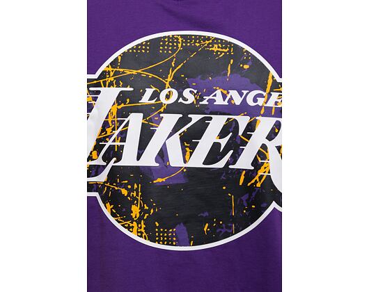 Triko New Era Infill Team Logo Oversized Tee Los Angeles Lakers Purple / Black