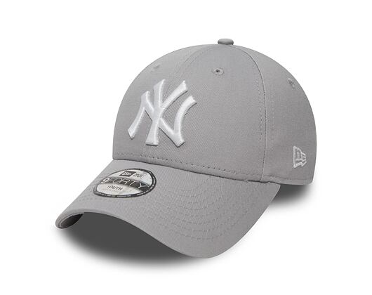 Dětská Kšiltovka New Era - MLB Essential 9FORTY - NY Yankees - Gray / White