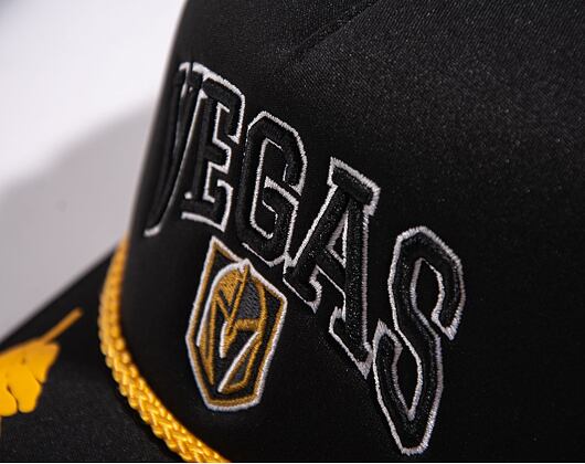 Kšiltovka Mitchell & Ness Nhl Gold Leaf Trucker Knights Black