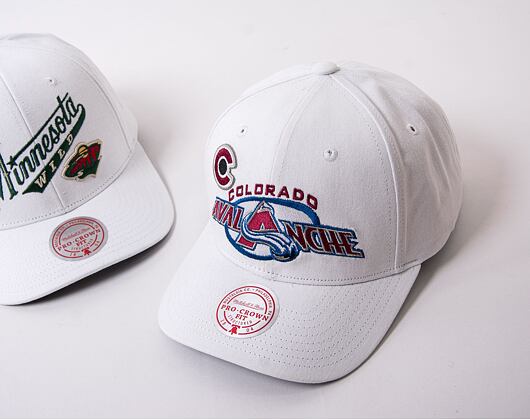Kšiltovka Mitchell & Ness NHL All In Pro Snapback Avalanche White