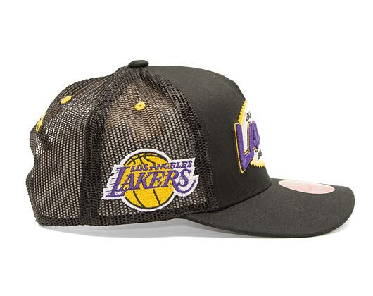 Kšiltovka Mitchell & Ness NBA Team Seal Trucker Lakers Black