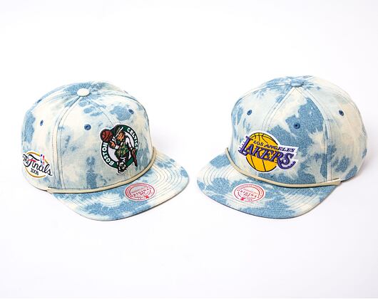 Kšiltovka Mitchell & Ness NBA Acid Wash Snapback Celtics Blue