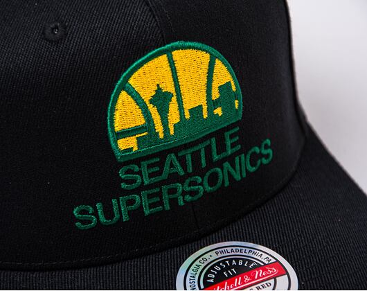 Kšiltovka Mitchell & Ness NBA Team Logo Hc Cr Snapback Supersonics Black