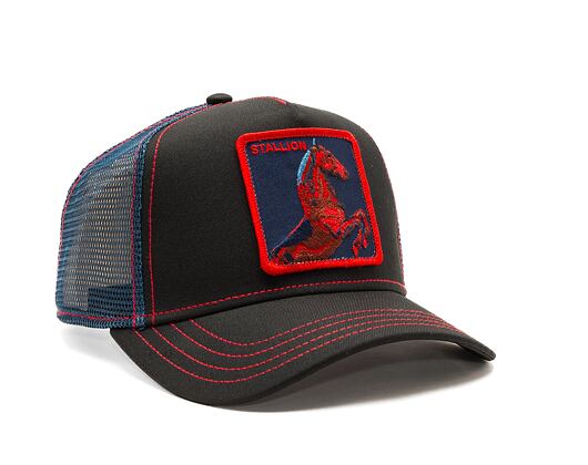 Kšiltovka Goorin - 'Acid Trip Pack' - Stallion Trip - Black / Red
