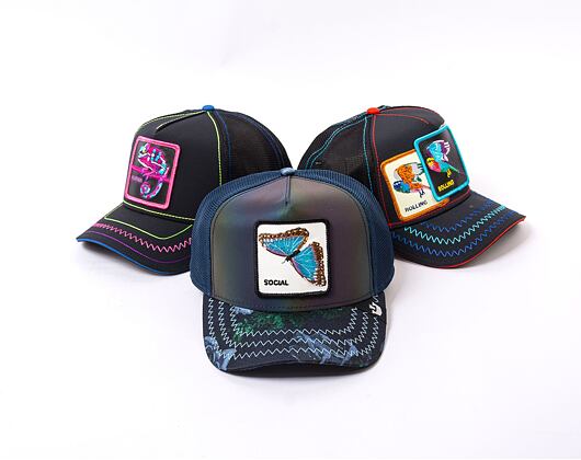 Kšiltovka Goorin - 'Butterflies Pack' - Soirees for Days - Iridescent / Black