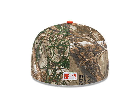 New Era 59FIFTY LP Retro Crown MLB "2000 SUBWAY SERIES" Side Patch New York Mets Realtree/Orange
