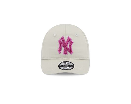 Dětská Kšiltovka New Era 9FORTY Kids MLB Boucle New York Yankees Stone / Pink