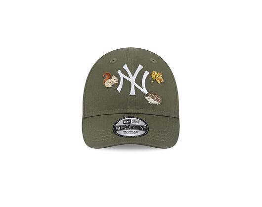 Dětská Kšiltovka New Era 9FORTY Kids MLB Outdoor New York Yankees New Olive / White