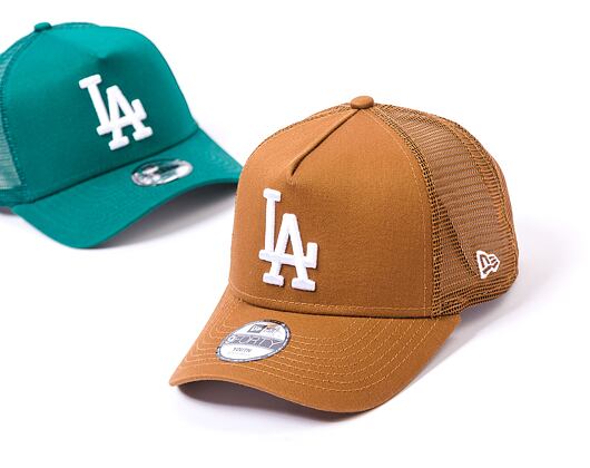 Dětská Kšiltovka New Era 9FORTY Kids A-Frame Trucker MLB League Essential Los Angeles Dodgers Toaste