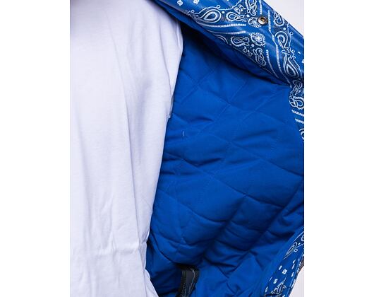 Bunda Karl Kani Retro Patch Paisley Block College sand/blue/off white