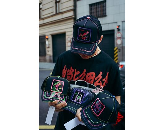 Kšiltovka Goorin - 'Drip Pack' - Triiipppy - Black / Pink