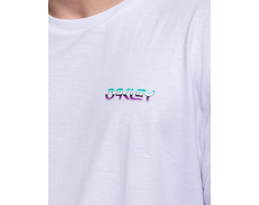 Triko Oakley Twisted Wave B1B RC Tee White