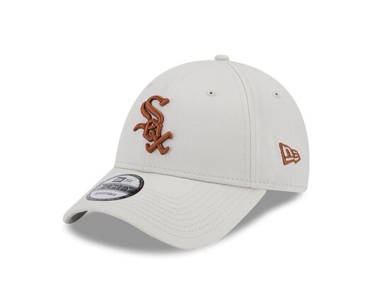 Kšiltovka New Era 9FORTY MLB League Essential Chicago White Sox Stone / Toasted Peanut