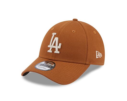 Kšiltovka New Era 9FORTY MLB League Essential Los Angeles Dodgers Toasted Peanut / Stone