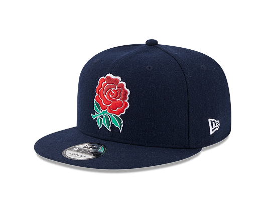 Kšiltovka New Era 9FIFTY Wool Rose Rugby Football Union Night Shift Navy