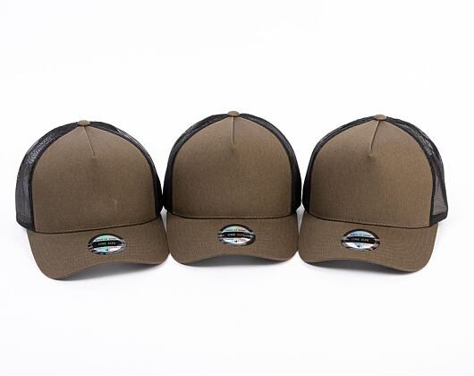 Kšiltovka State of WOW Reed Baseball Trucker Army Green Snapback