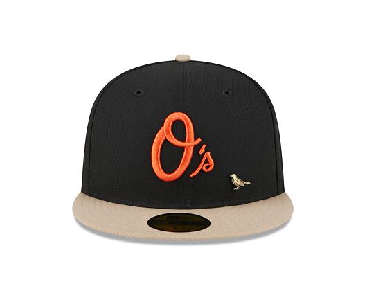 Kšiltovka New Era 59FIFTY MLB "Varsity Pin & Sidepatch" Baltimore Orioles Cooperstown