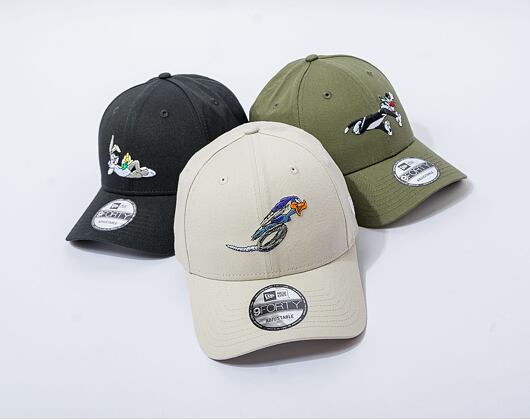 Kšiltovka New Era 9FORTY Looney Tunes Road Runner Stone / Black