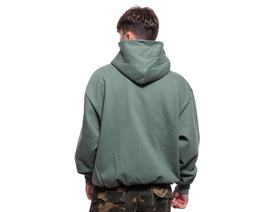 Mikina Karl Kani Small Signature Os Heavy Sweat Hoodie dusty green