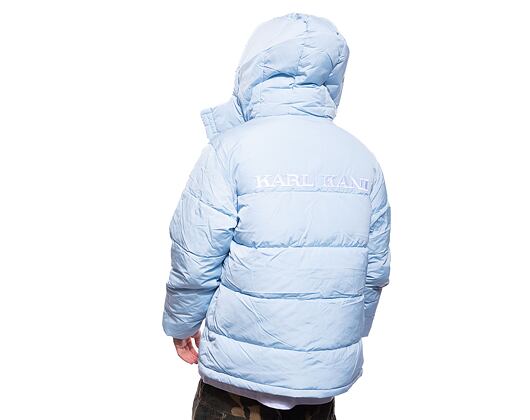 Bunda s Kapucou Karl Kani Og Hooded Puffer Jacket light blue