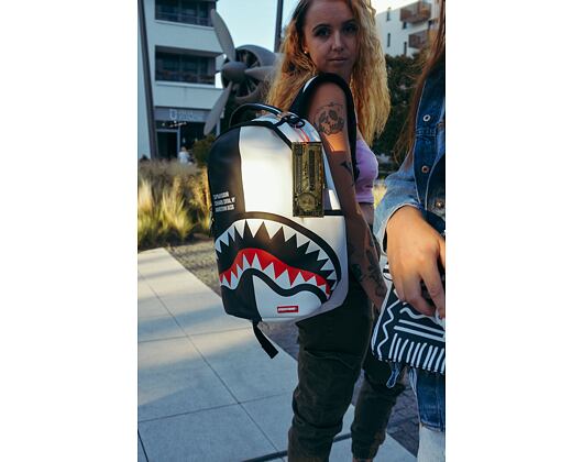 Batoh Sprayground Shark Central 2.0 Split Black White Backpack