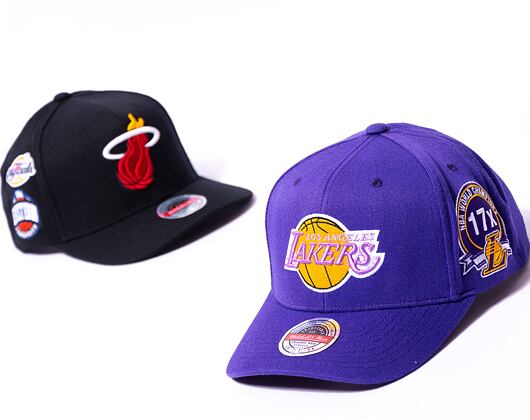 Kšiltovka Mitchell & Ness NBA Home Town Classic Red Los Angeles Lakers Purple