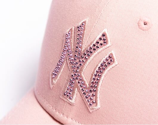 Dámská Kšiltovka New Era 9FORTY Womens MLB Diamante New York Yankees Pastel Pink