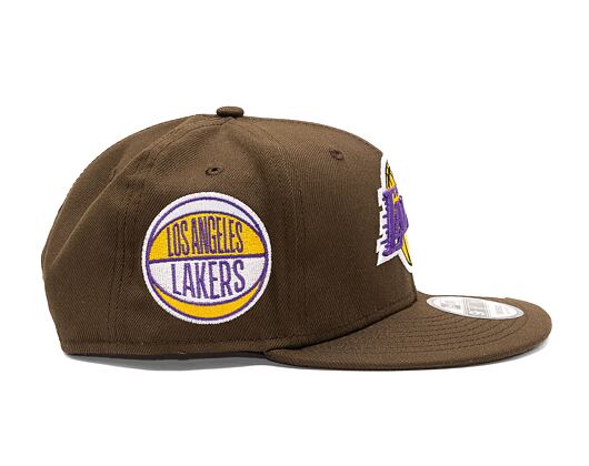 Kšiltovka New Era 9FIFTY NBA Repreve Los Angeles Lakers Walnut Brown / Purple