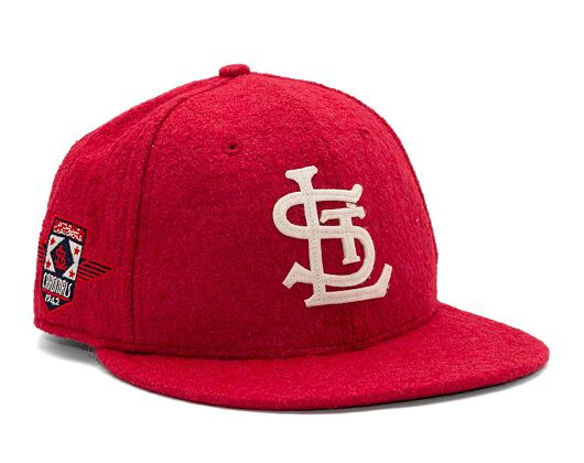 Kšiltovka New Era 59FIFTY MLB Retro Wooly Cooperstown St. Louis Cardinals Scarlet