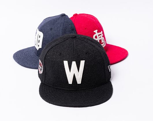 Kšiltovka New Era 59FIFTY MLB Retro Wooly Cooperstown Washinton Senators Black