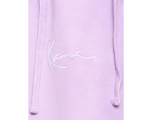 Mikina Karl Kani Small Signature OS Washed Heavy Sweat Landscape Hoodie purple