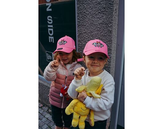 Dětská Kšiltovka New Era 9FORTY Kids Character The Powerpuff Girls Pop Pink
