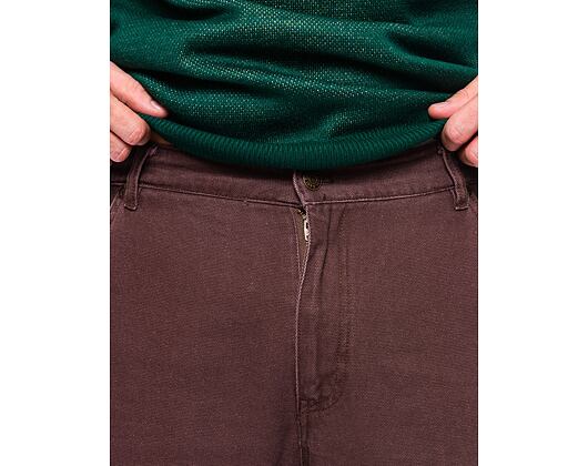 Kalhoty Karl Kani OG Washed Patchwork Carpenter Pants brown/taupe