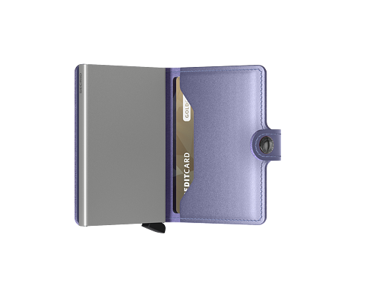 Peněženka Secrid Miniwallet Metallic Lila