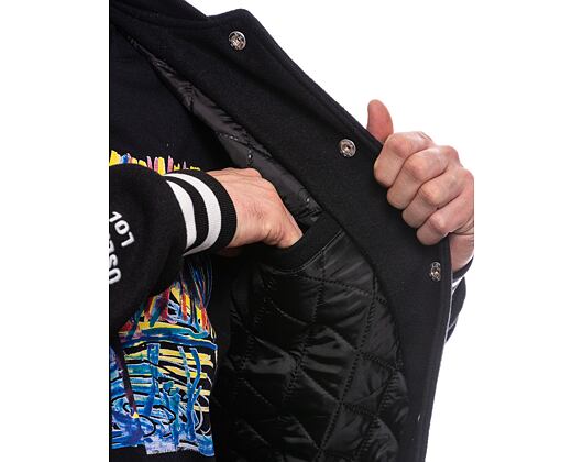 Bunda The Dudes Test Subject 1 Varsity Jacket Black