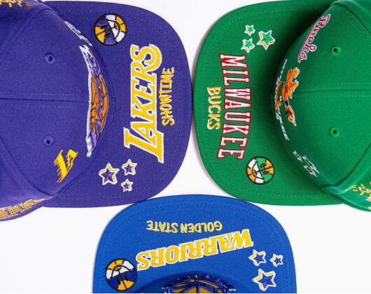 Kšiltovka Mitchell & Ness All Out Snapback Hwc NBA MILWAUKEE BUCKS Green
