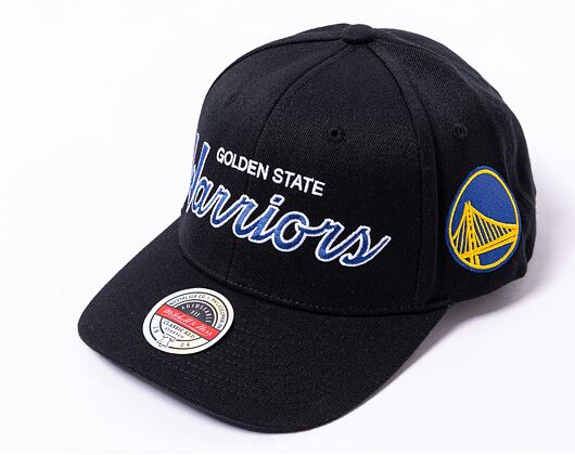 Kšiltovka Mitchell & Ness Golden State Warriors Team Script 2.0 Black/Royal