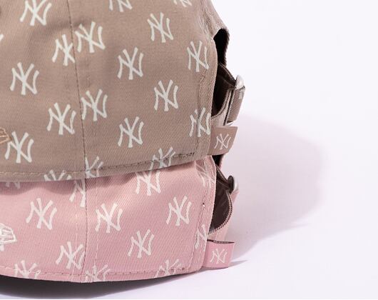 Dámská kšiltovka New Era 9FORTY Womens MLB Monogram New York Yankees Ash Brown