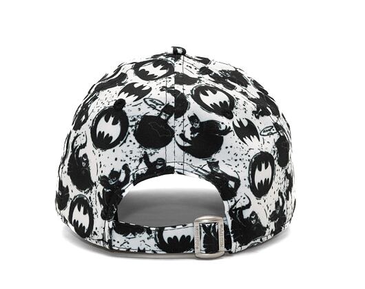 Dětská kšiltovka New Era 9FORTY Kids Superhero All Over Print Batman White