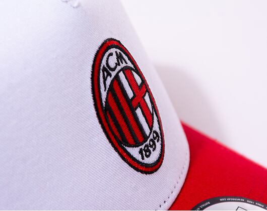 Kšiltovka New Era 9FORTY A-Frame Trucker Core AC Milan White / Scarlet White / Scarlet