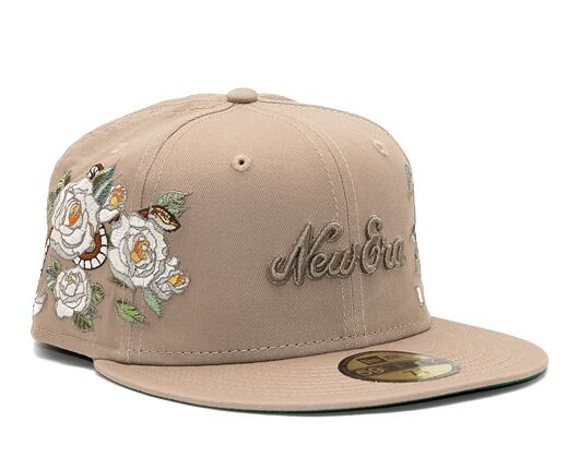 Kšiltovka New Era 59FIFTY Flower Icon Ash Brown