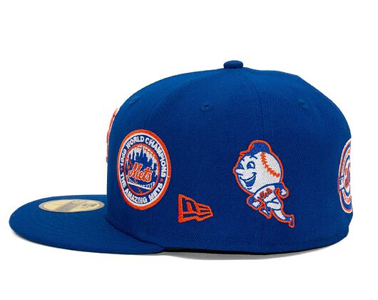 Kšiltovka New Era 59FIFTY MLB Coops All Over Print New York Mets Cooperstown Team Color