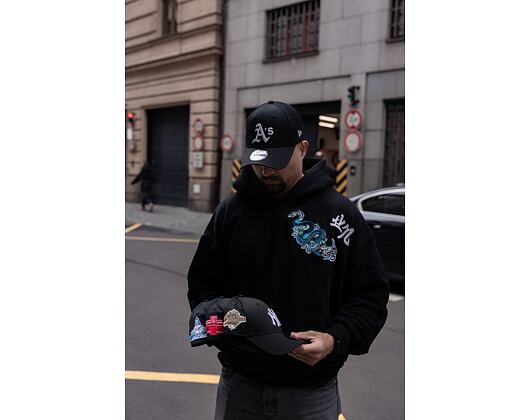 Kšiltovka New Era 9FORTY MLB Patch Chicago White Sox Cooperstown Black / Kelly Green