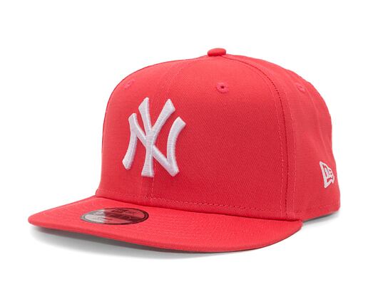 Dětská kšiltovka New Era 9FIFTY Kids MLB League Essential New York Yankees Lava Red / White