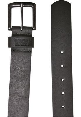Pásek Urban Classics Leather Imitation Belt - Dark Grey