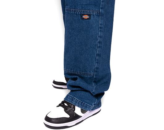 Džíny Dickies Double Knee Denim Pant Dark Blue