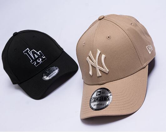 Kšiltovka New Era - MLB Essential 9FORTY - NY Yankees - Camel / Stone