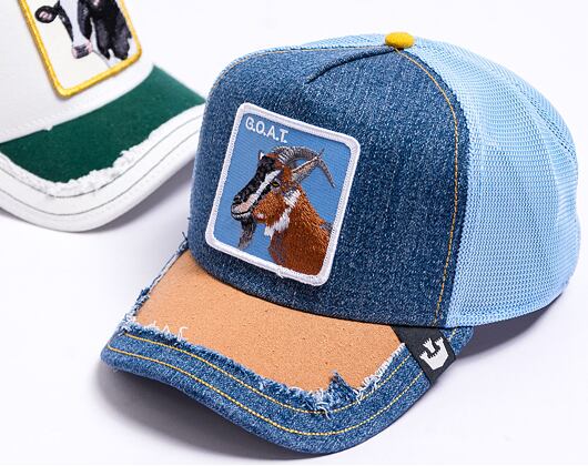 Kšiltovka Goorin - Silky Goat Trucker - Denim