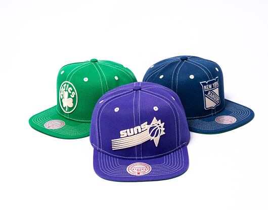 Kšiltovka Mitchell & Ness Contrast Natural Snapback Hwc Phoenix Suns Purple